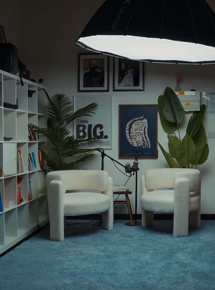 Creative Mike Studios podcast room